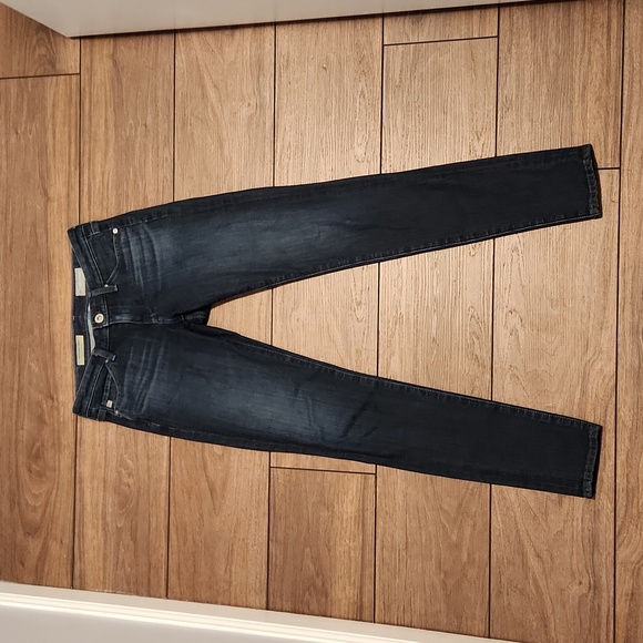 AG The Legging Ankle Contour 360 Super Skinny Dark Wash Denim Jeans 24 - Picture 3 of 10